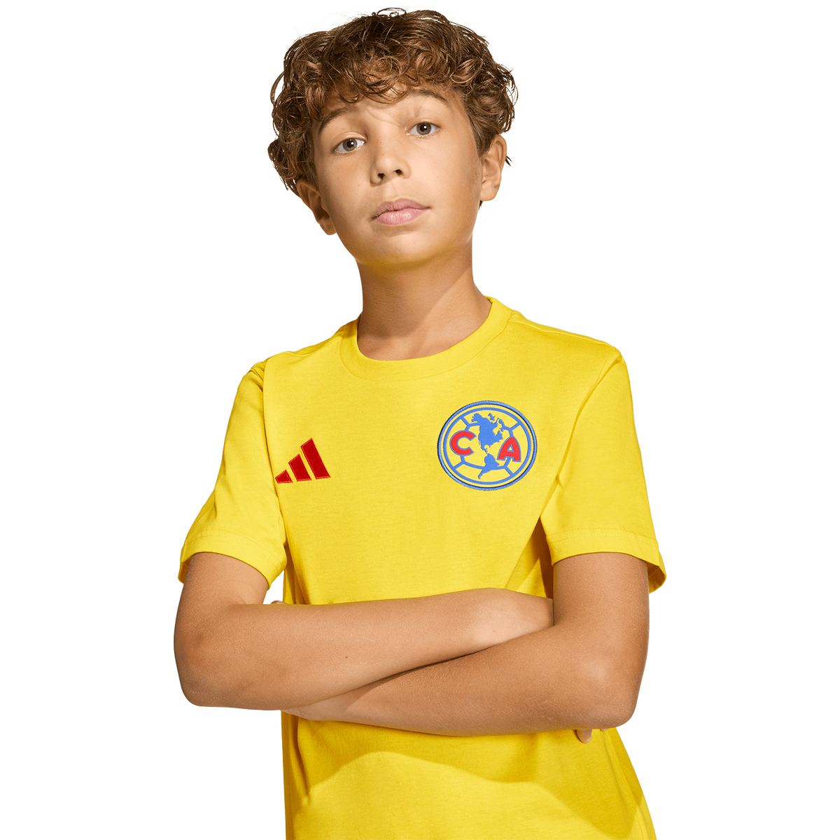 adidas Club America Youth T-Shirt product image 5, provided for visual reference and product detail review