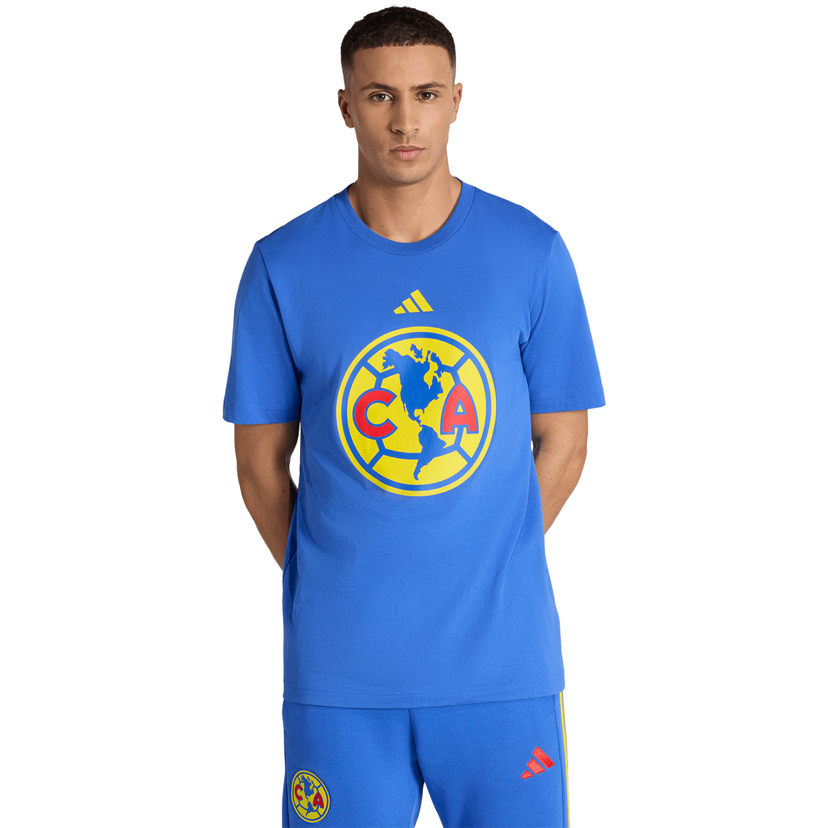 adidas Club America Men DNA Graphic T-Shirt product image 2, provided for visual reference and product detail review