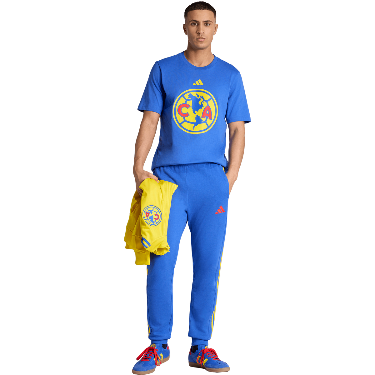 adidas Club America Men DNA Graphic T-Shirt product image 4, provided for visual reference and product detail review