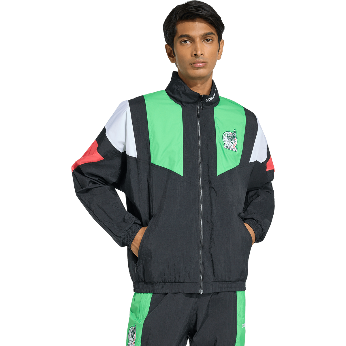 adidas Men Mexico EQT Track Jacket product image 2, provided for visual reference and product detail review
