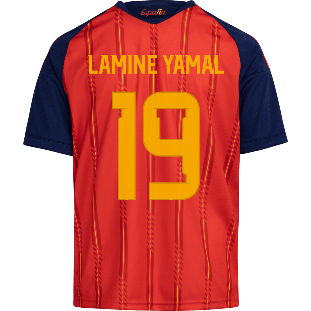 adidas Spain 2026 Youth Home Winners Lamine Yamal Jersey product image 2, provided for visual reference and product detail