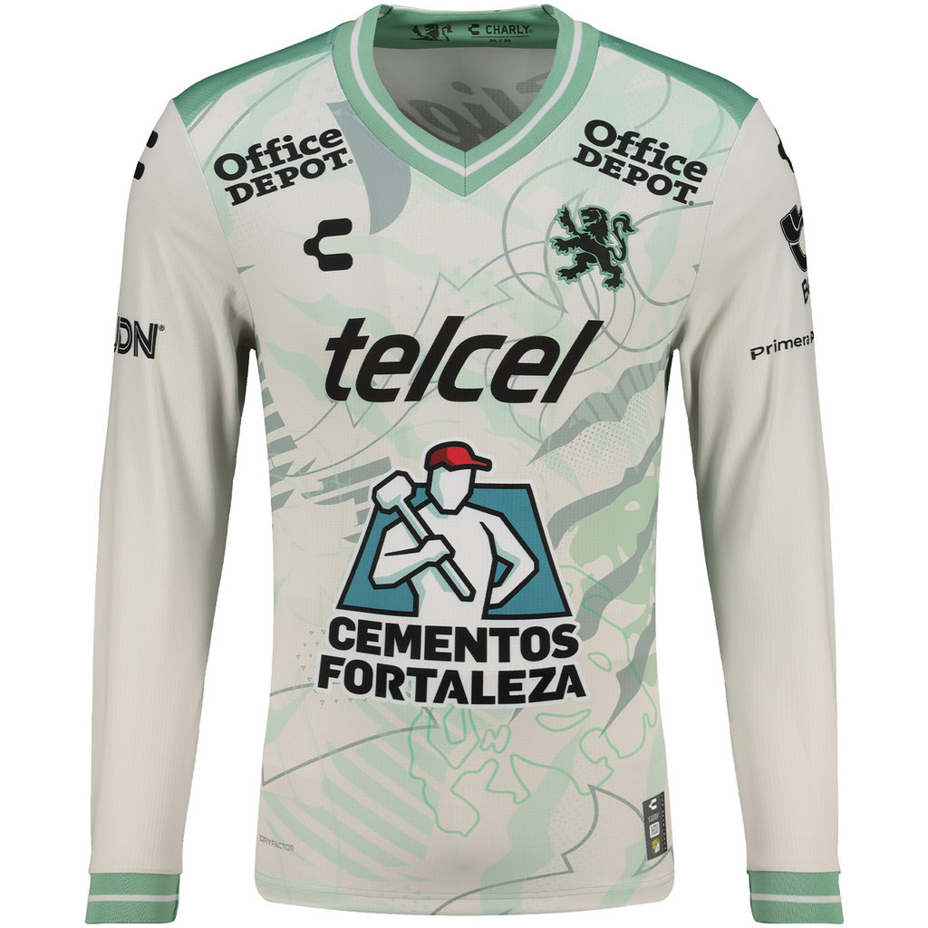 Charly Club Leon 2025-26 Men Away Long Sleeve Jersey product image 1, provided for visual reference and product detail review