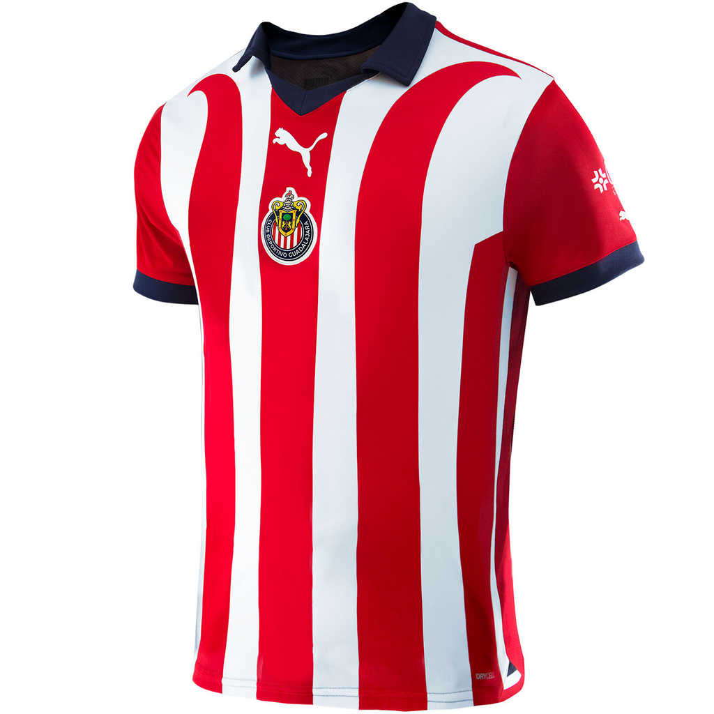 Puma Chivas 2023-24 Youth Home Stadium Jersey product image 2, provided for visual reference and product detail review