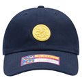 Fan Ink Club America Casuals Classic Navy Dad Hat product image 1, provided for visual reference and product detail review