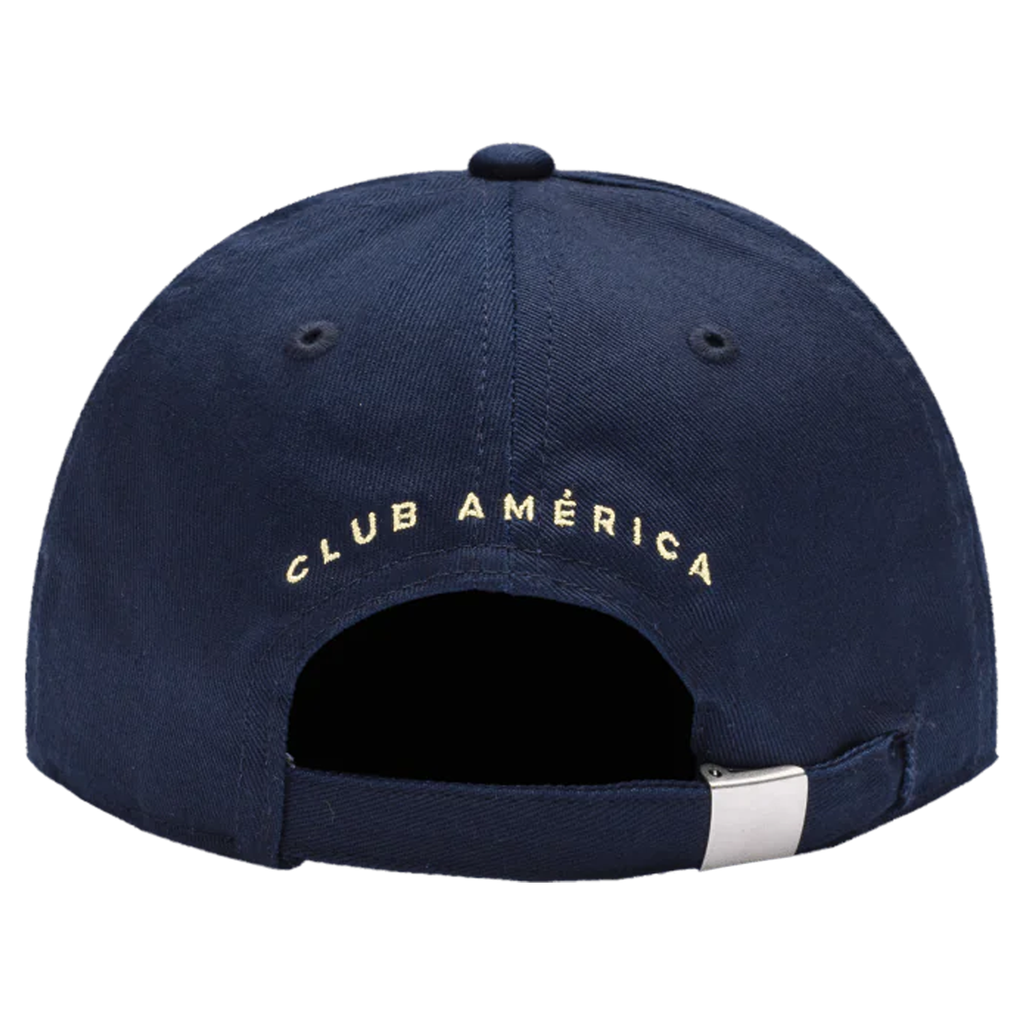 Fan Ink Club America Casuals Classic Navy Dad Hat product image 2, provided for visual reference and product detail review