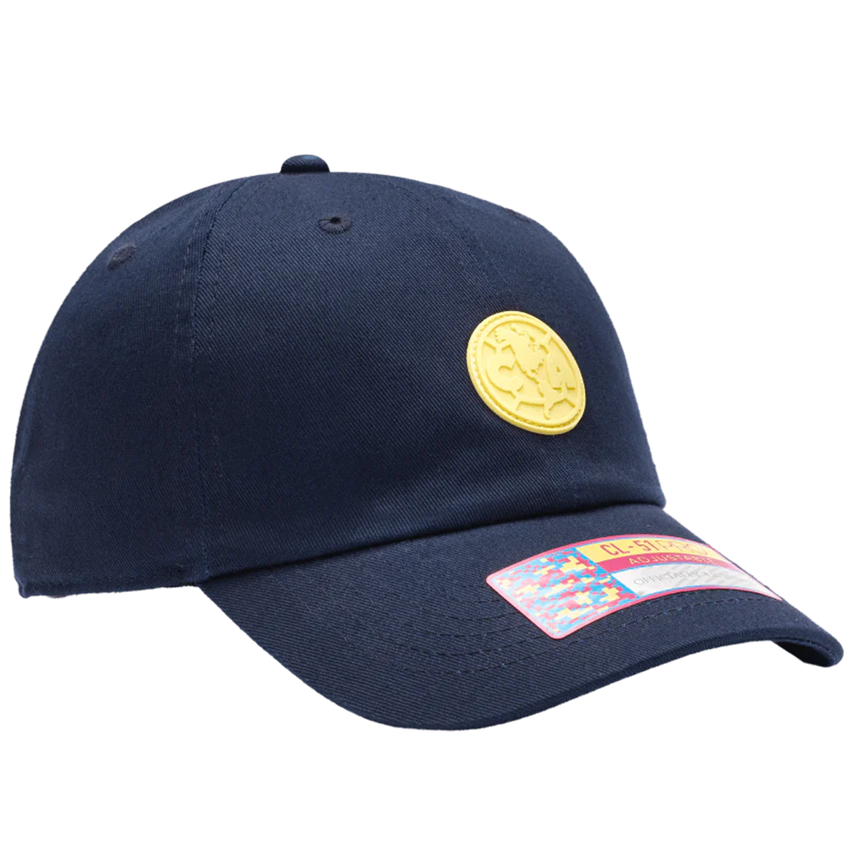 Fan Ink Club America Casuals Classic Navy Dad Hat product image 4, provided for visual reference and product detail review