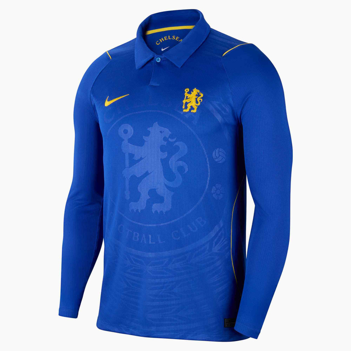 Nike 2026-27 Chelsea Men Stadium Home Long-Sleeve Soccer Jersey product image 1, provided for visual reference and product