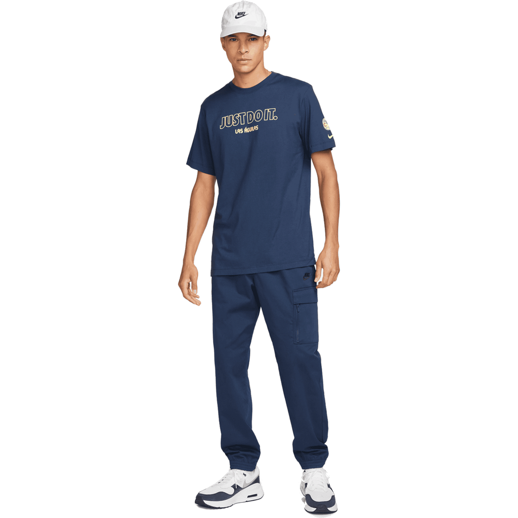 Nike Club America Men Short Sleeve JDI T-Shirt product image 5, provided for visual reference and product detail review