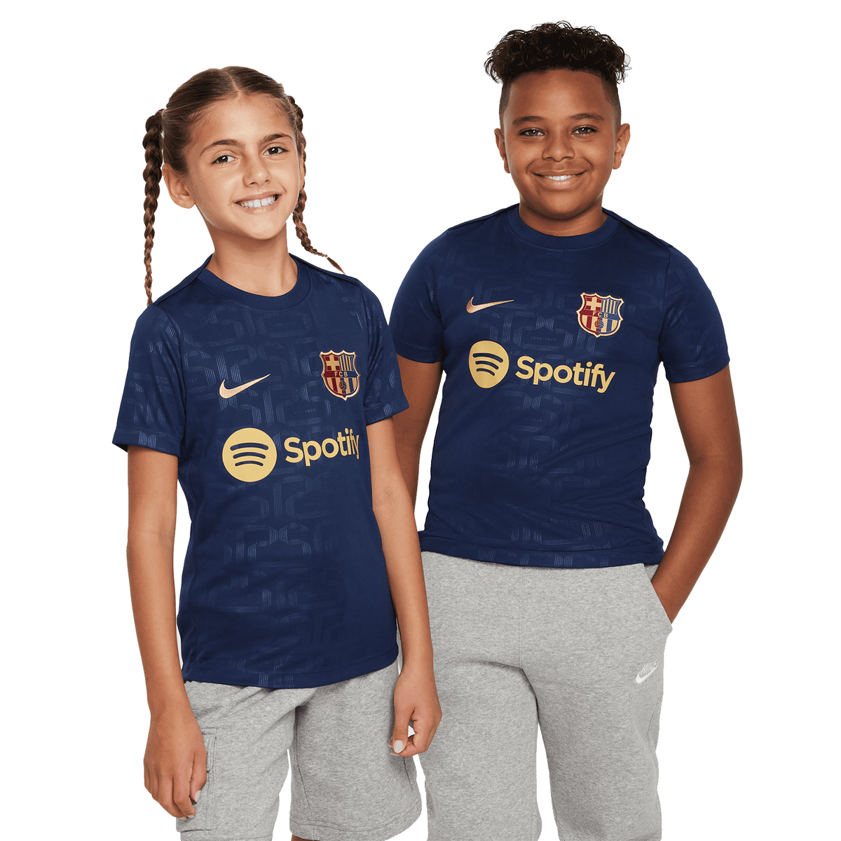 Nike FC Barcelona Yth Academy Pro SS Top product image 1, provided for visual reference and product detail review