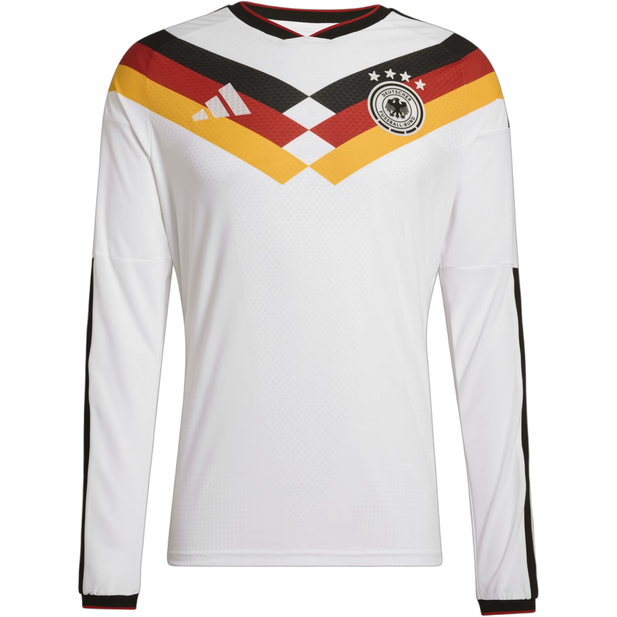 adidas 2026 Germany Authentic Home Long Sleeve Jersey product image 1, provided for visual reference and product detail