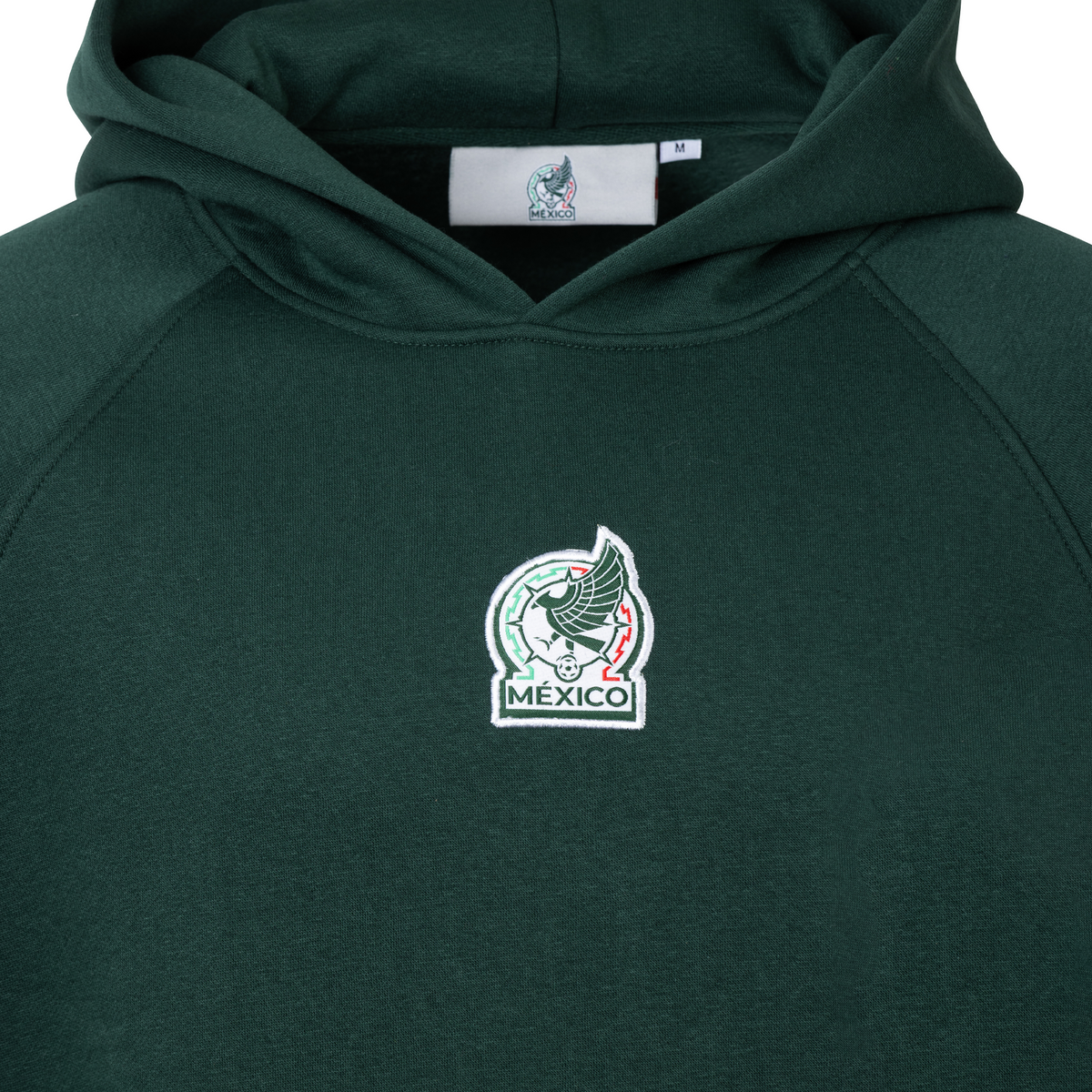 Mexico Men Woven Badge Oversized Hoodie product image 4, provided for visual reference and product detail review