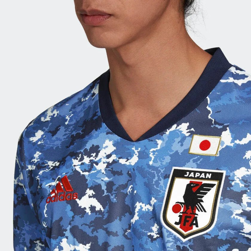 adidas 2020-21 Japan Home Jersey - Blue product image 2, provided for visual reference and product detail review