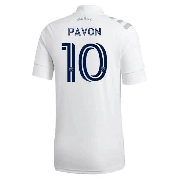 adidas 2020-21 LA Galaxy Home Jersey - White product image 5, provided for visual reference and product detail review