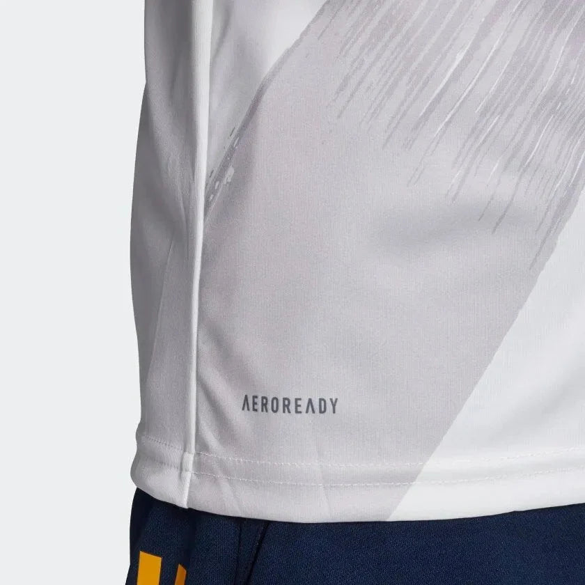adidas 2020-21 LA Galaxy Home Jersey - White product image 4, provided for visual reference and product detail review