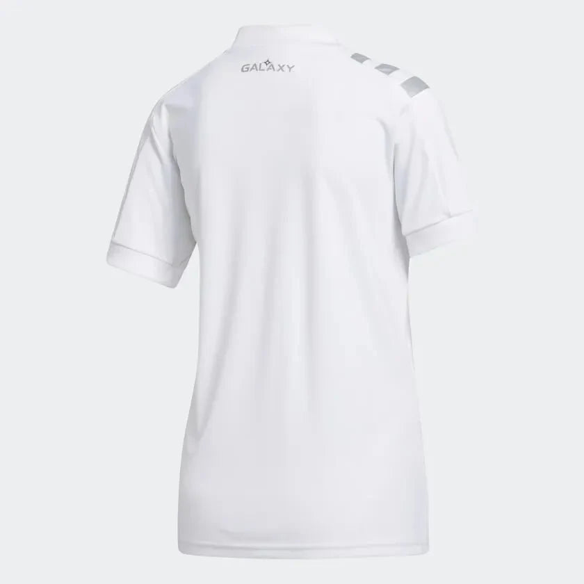 adidas 2020-21 LA Galaxy WOMENS Home Jersey - White product image 2, provided for visual reference and product detail review