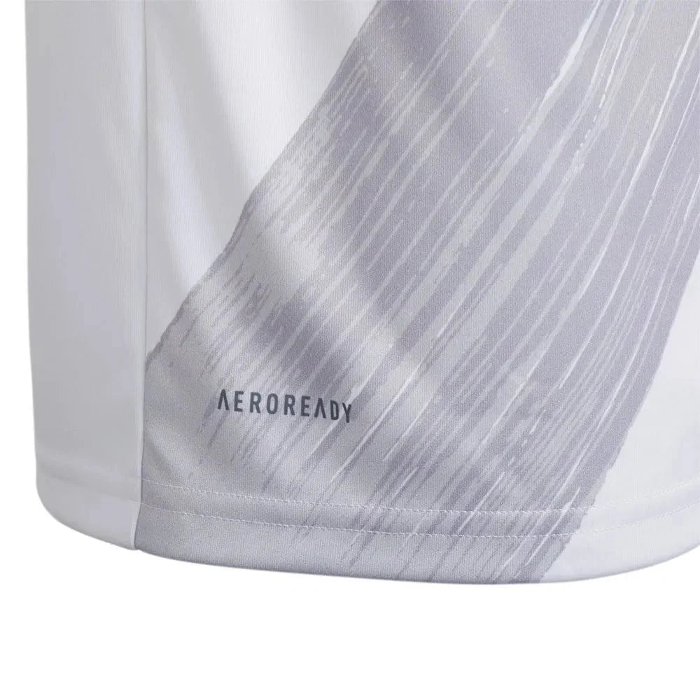 adidas 2020-21 LA Galaxy YOUTH Home Jersey - White product image 4, provided for visual reference and product detail review