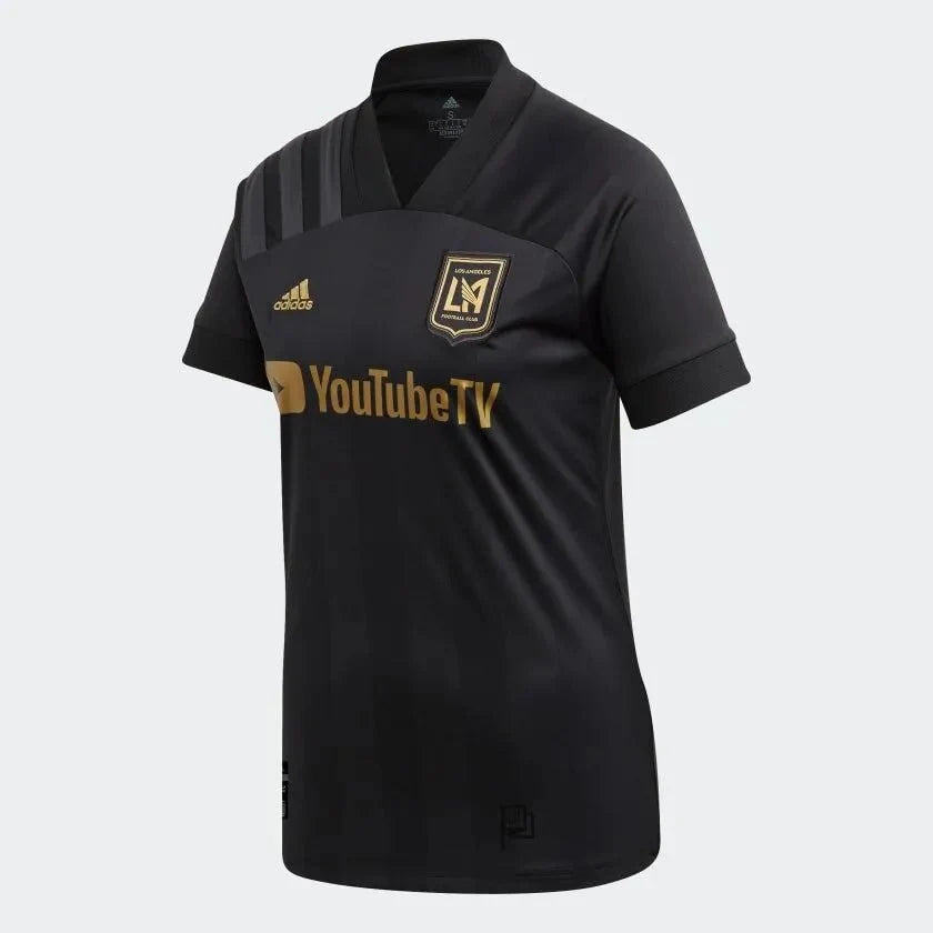 adidas 2020-21 LAFC womens Home Jersey - Black product image 1, provided for visual reference and product detail review