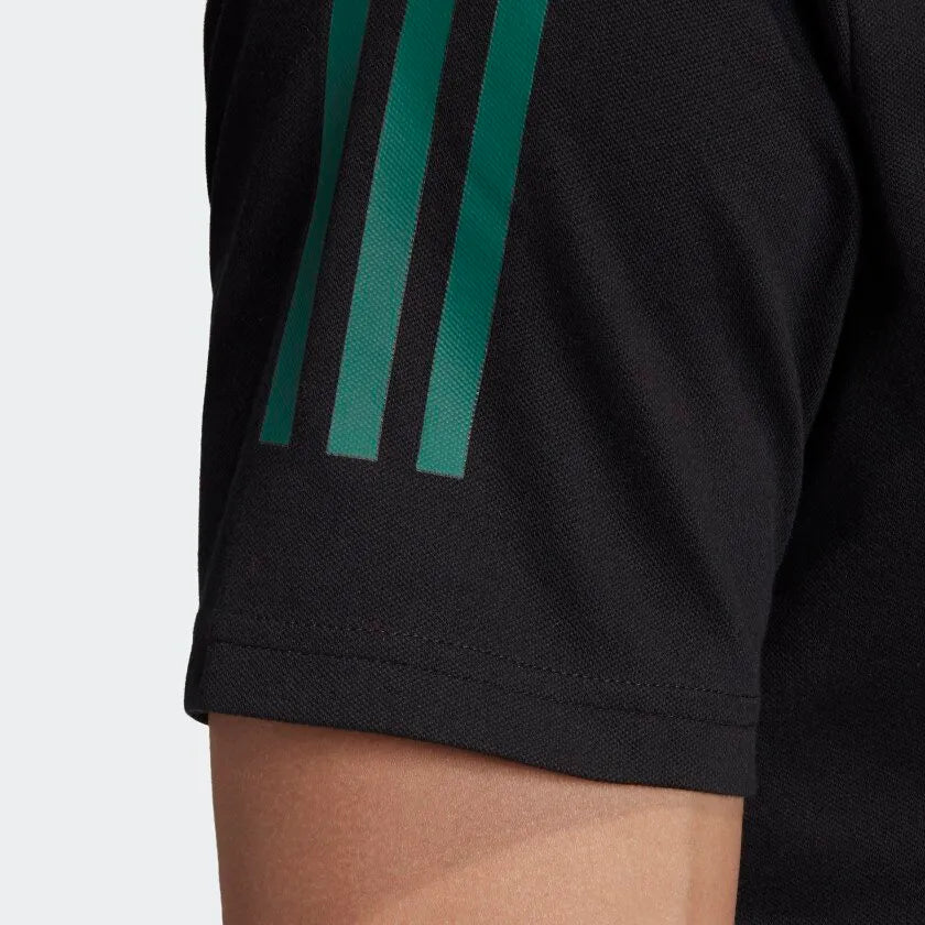 adidas 2020-21 Mexico FMF Polo - Black product image 3, provided for visual reference and product detail review