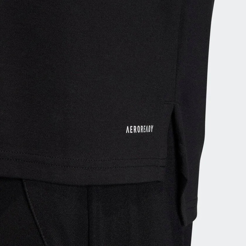 adidas 2020-21 Mexico FMF Polo - Black product image 4, provided for visual reference and product detail review