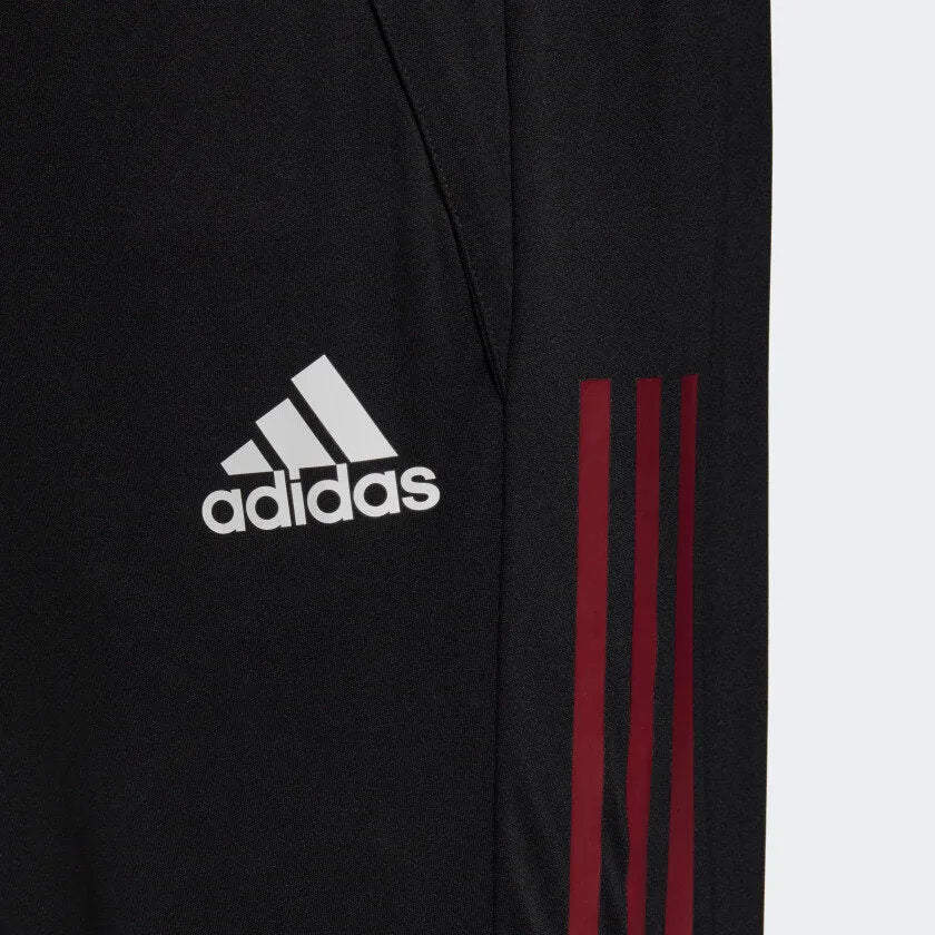adidas 2020-21 Mexico Three-Quarter Pants - Black-Maroon product image 3, provided for visual reference and product detail