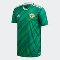 adidas 2020-21 Northern Ireland Home Jersey - Green product image 1, provided for visual reference and product detail review