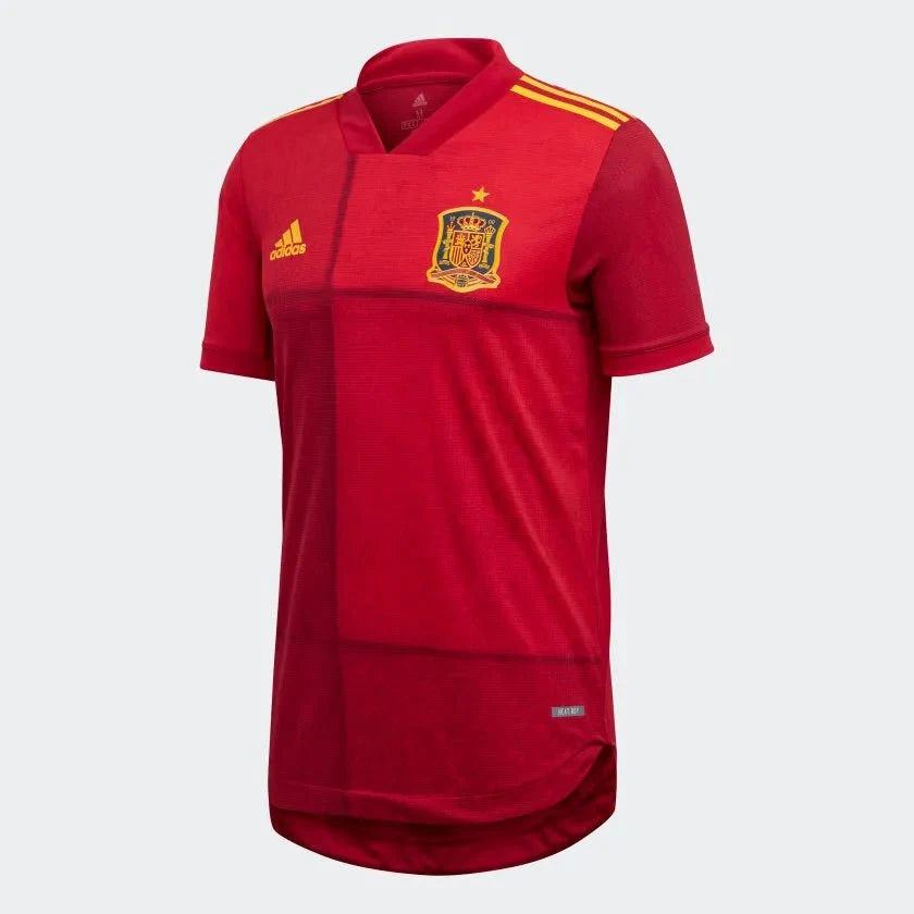 adidas 2020-21 Spain Authentic Home Jersey - Red-Yellow product image 1, provided for visual reference and product detail