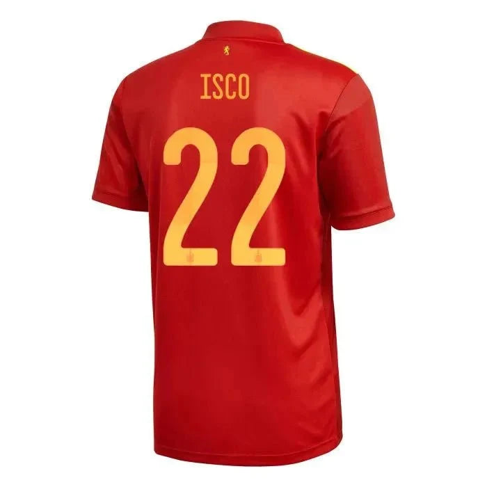 adidas 2020-21 Spain Home Jersey - Red-Yellow product image 5, provided for visual reference and product detail review
