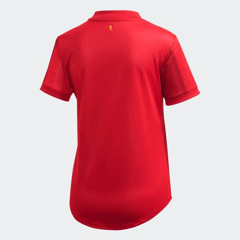 adidas 2020-21 Spain Home WOMENS Jersey - Red product image 2, provided for visual reference and product detail review