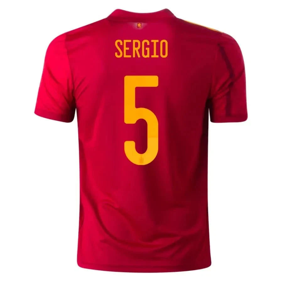 adidas 2020-21 Spain Home YOUTH Jersey - Red-Yellow product image 7, provided for visual reference and product detail review