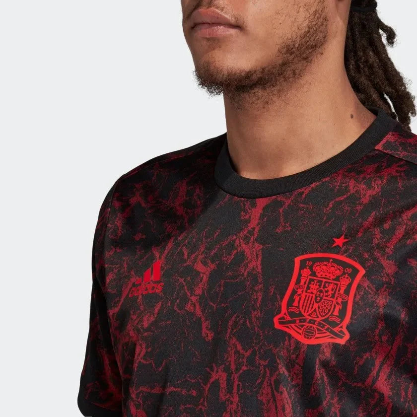 adidas 2020-21 Spain Pre-Match Jersey - Red product image 3, provided for visual reference and product detail review