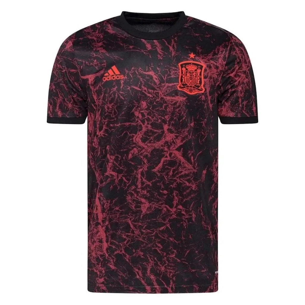 adidas 2020-21 Spain YOUTH Pre-Match Jersey - Red product image 1, provided for visual reference and product detail review