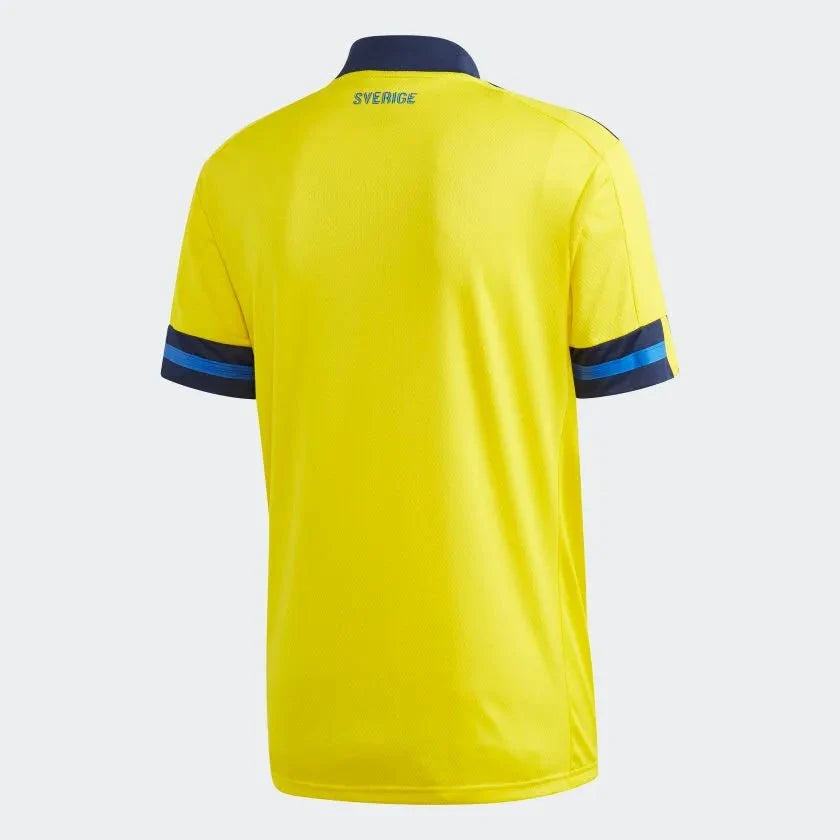 adidas 2020-21 Sweden Home Jersey - Yellow-Navy product image 2, provided for visual reference and product detail review