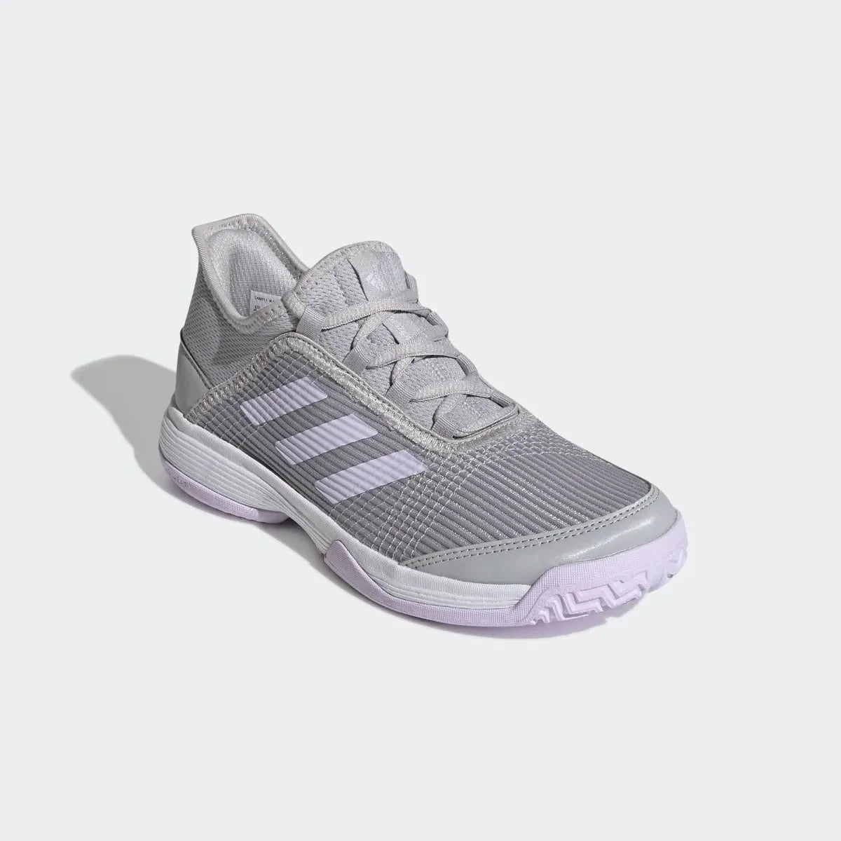 adidas adizero Club Shoe - Grey-Purple product image 3, provided for visual reference and product detail review