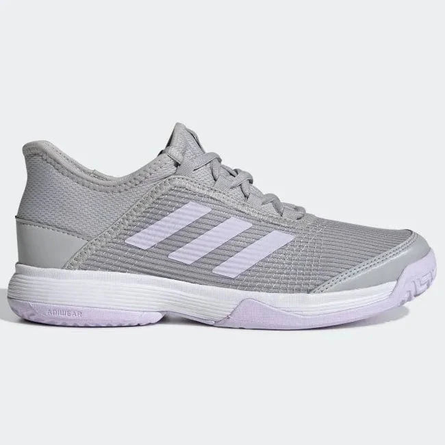adidas adizero Club Shoe - Grey-Purple product image 1, provided for visual reference and product detail review