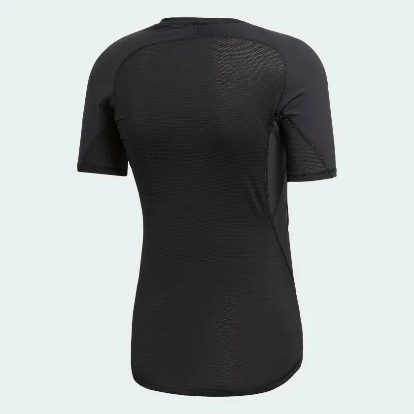 adidas Alphaskin SS Compression Shirt-Black product image 2, provided for visual reference and product detail review