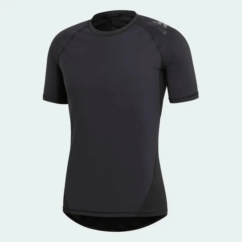 adidas Alphaskin SS Compression Shirt-Black product image 1, provided for visual reference and product detail review