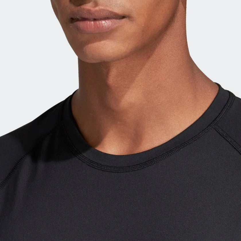 adidas Alphaskin SS Compression Shirt-Black product image 3, provided for visual reference and product detail review