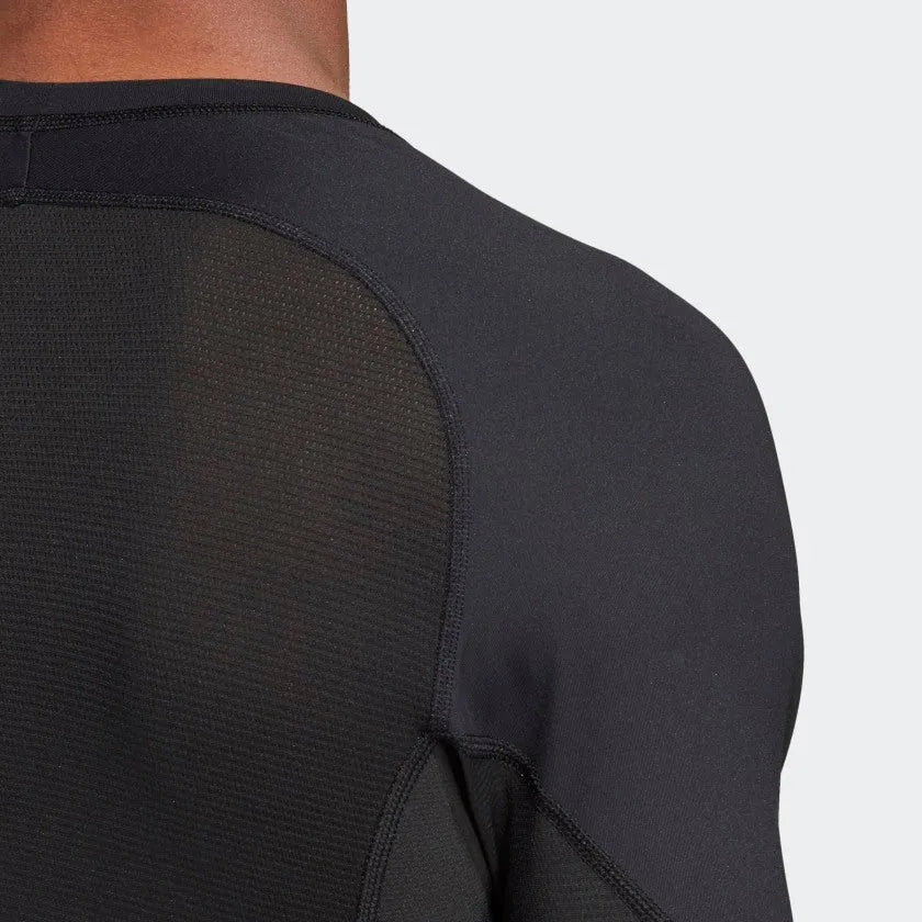 adidas Alphaskin SS Compression Shirt-Black product image 4, provided for visual reference and product detail review