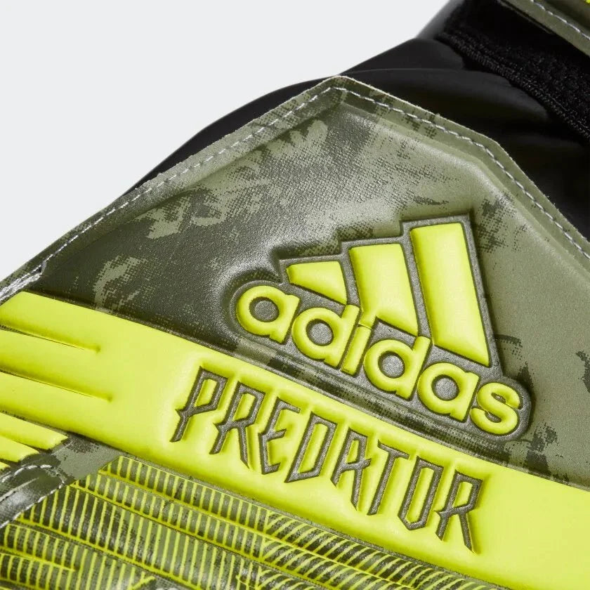 adidas Predator Training Goalkeeper Gloves - Camo-Yellow product image 2, provided for visual reference and product detail