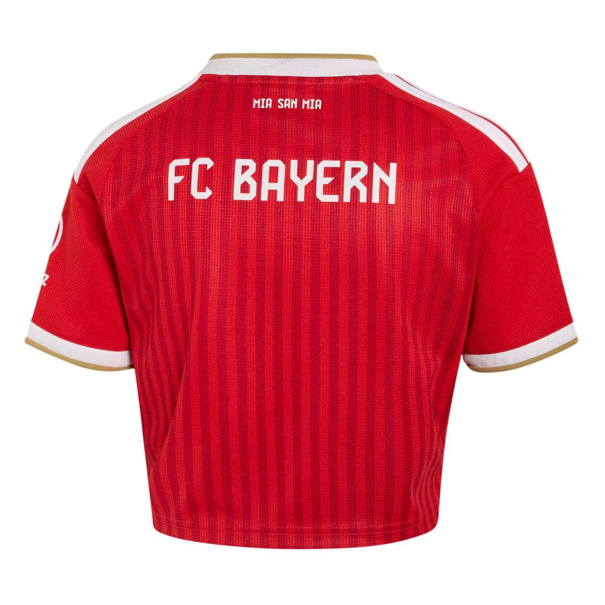adidas 2026-27 Bayern Munich Women Stadium Home Cropped Soccer Jersey product image 2, provided for visual reference and