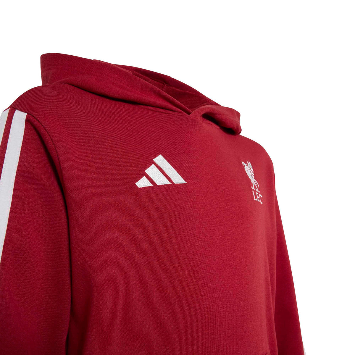 adidas 2026-27 Liverpool Youth Hoodie product image 3, provided for visual reference and product detail review