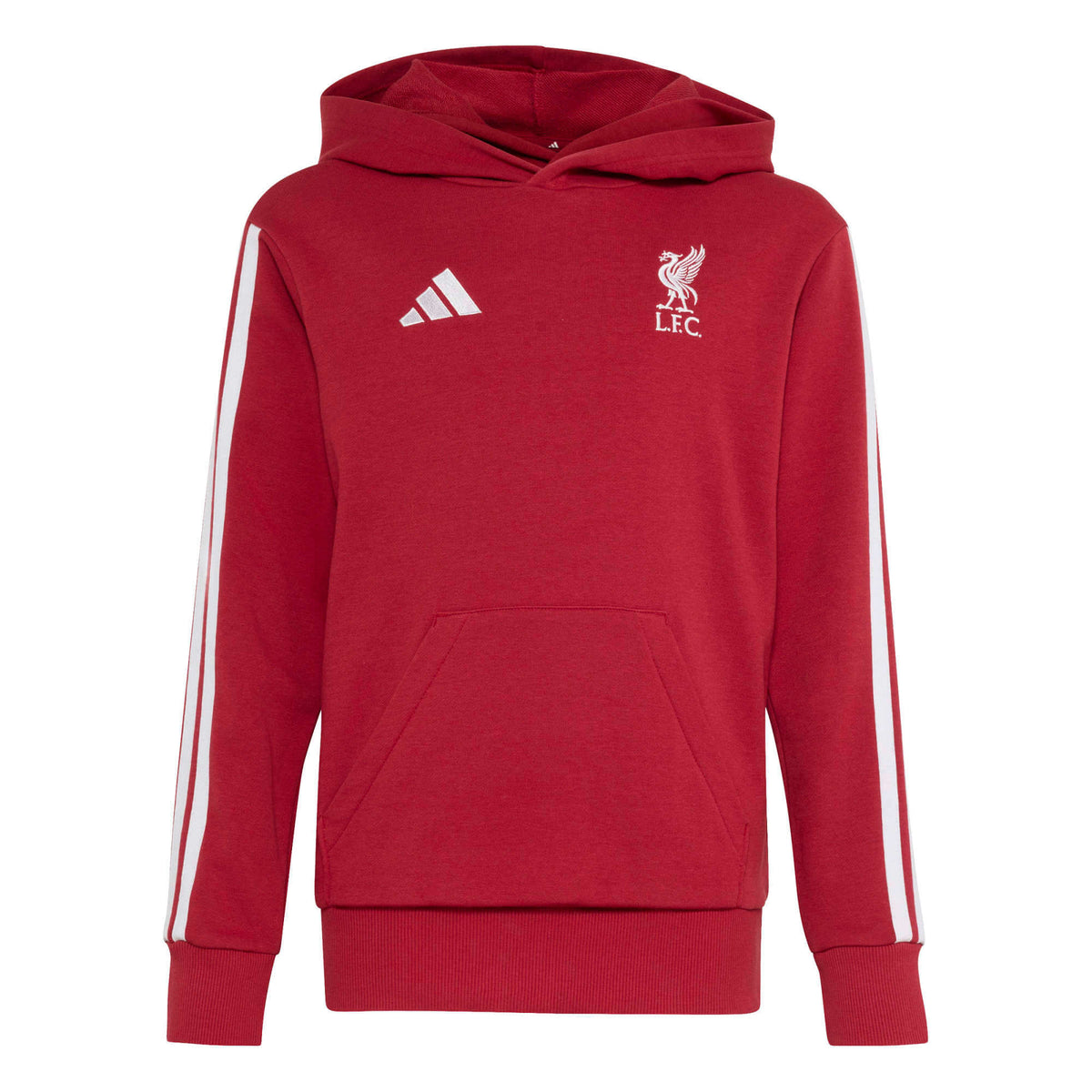 adidas 2026-27 Liverpool Youth Hoodie product image 1, provided for visual reference and product detail review