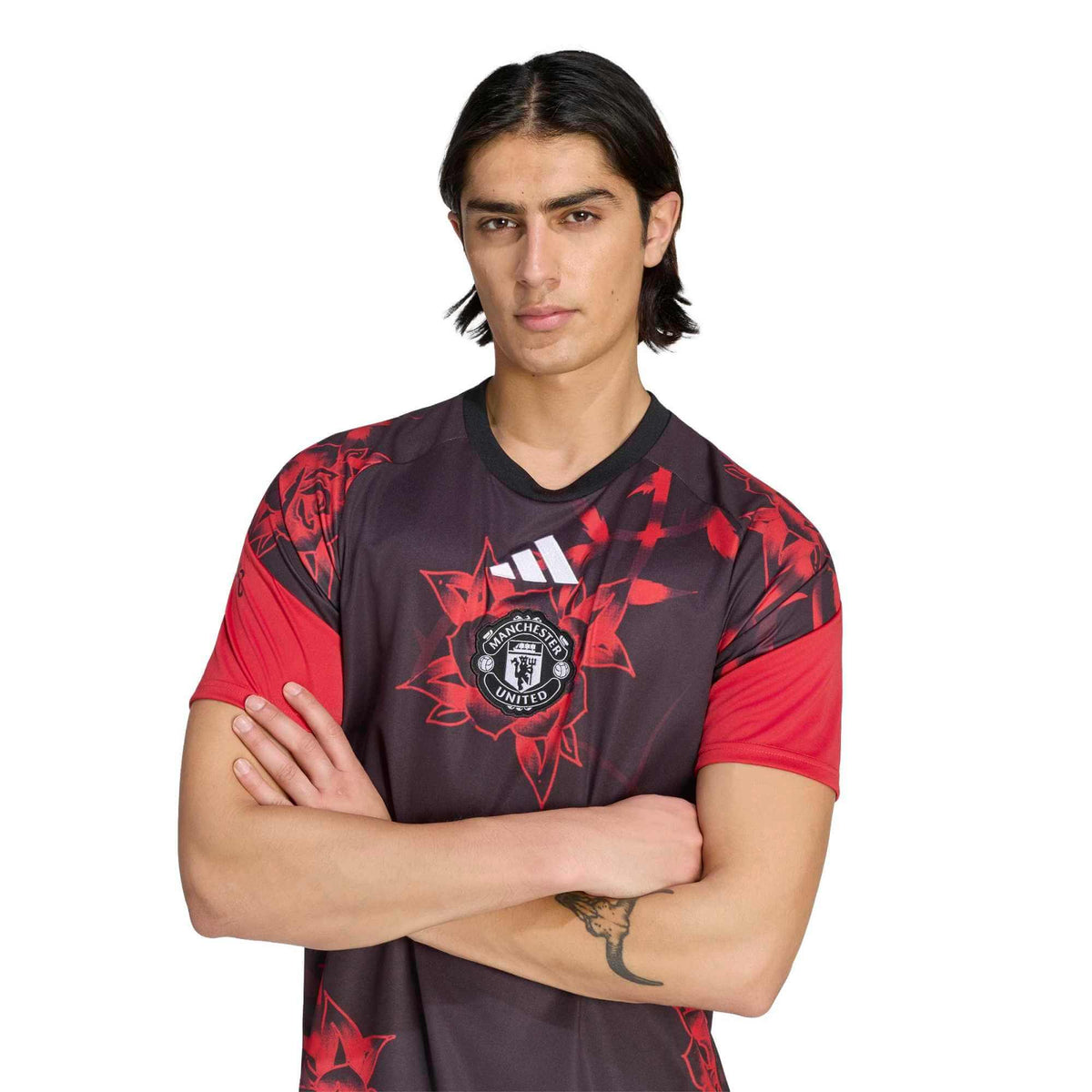 adidas 2026-27 Manchester United Men Pre-Match Soccer Jersey product image 5, provided for visual reference and product