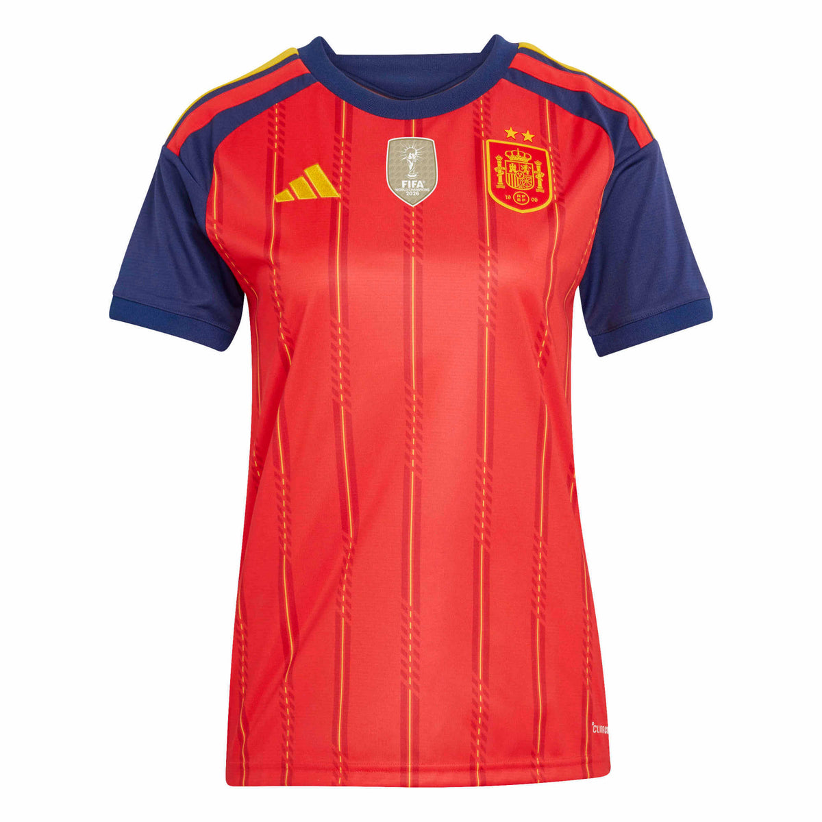 adidas 2026 Spain Women 2-Star Stadium Home Soccer Jersey product image 1, provided for visual reference and product detail