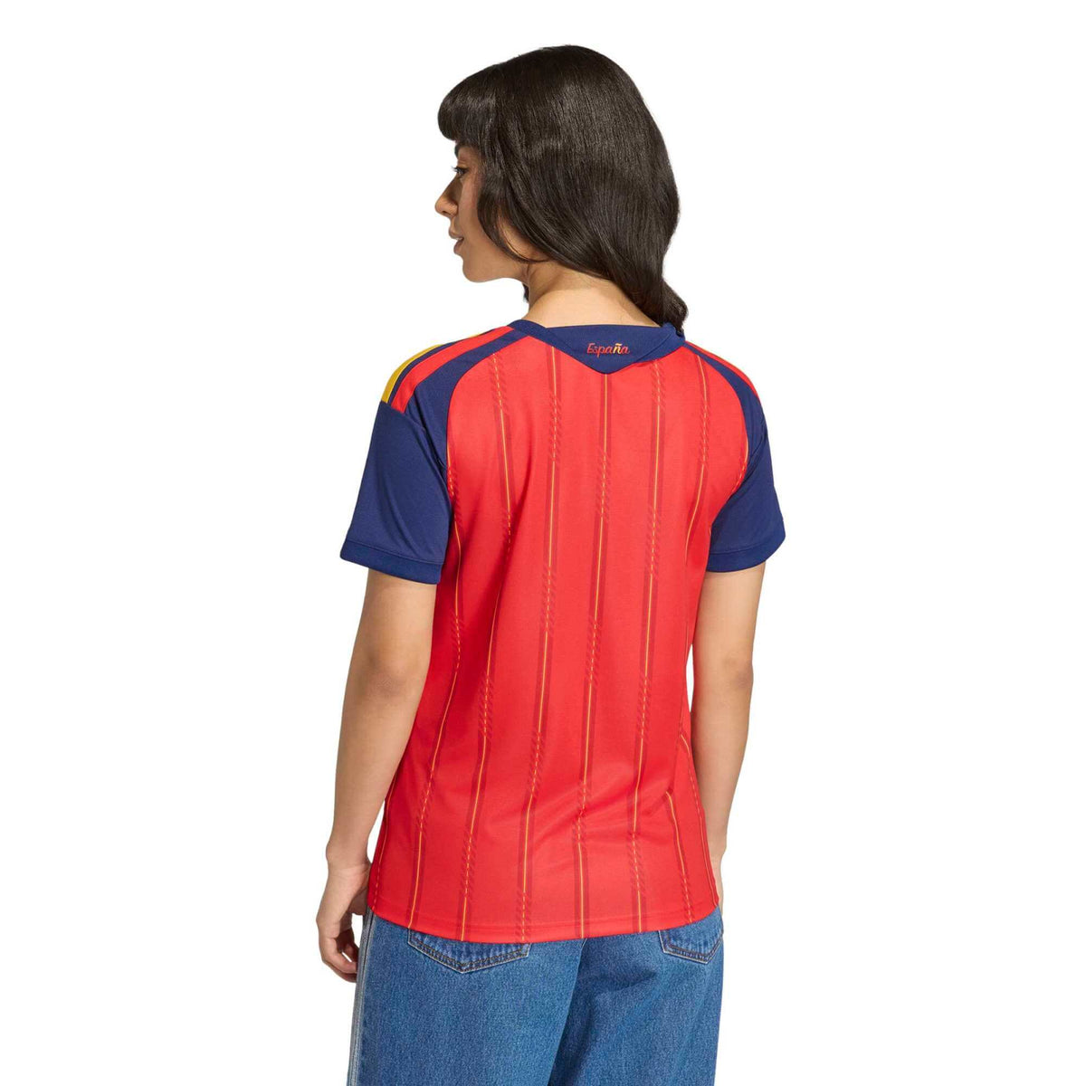 adidas 2026 Spain Women 2-Star Stadium Home Soccer Jersey product image 4, provided for visual reference and product detail