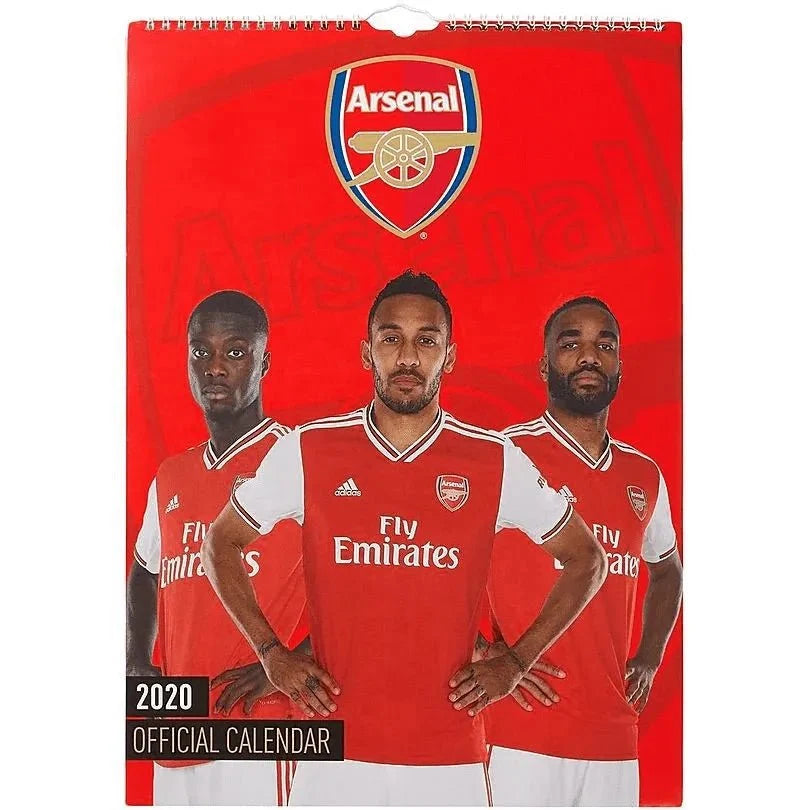 Arsenal 2020 Official Calendar product image 1, provided for visual reference and product detail review