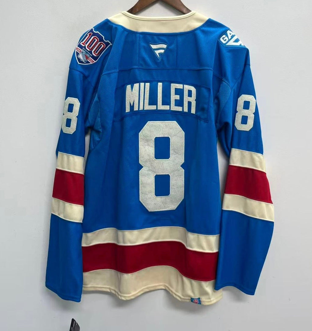 Mens New York Rangers #8 J. T. Miller Fanatics 100th product image 1