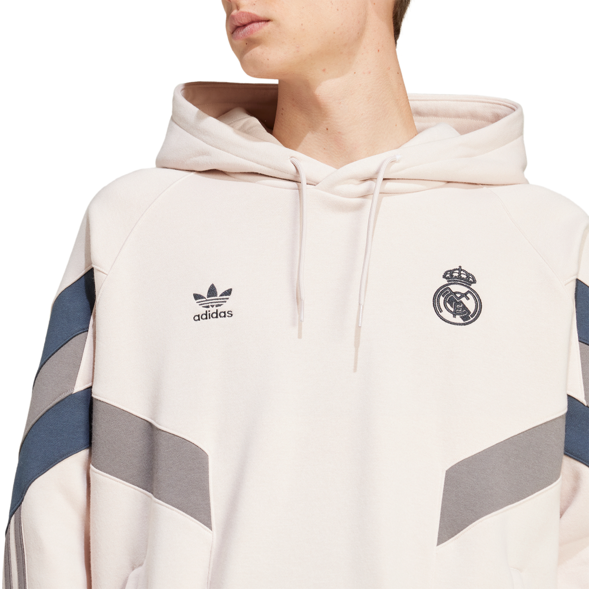 adidas Real Madrid Originals Hoodie product image 4, provided for visual reference and product detail review