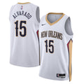 New Orleans Pelicans Nike Association Edition Swingman Jersey - White - Jose Alvarado - Unisex product image 1, provided for