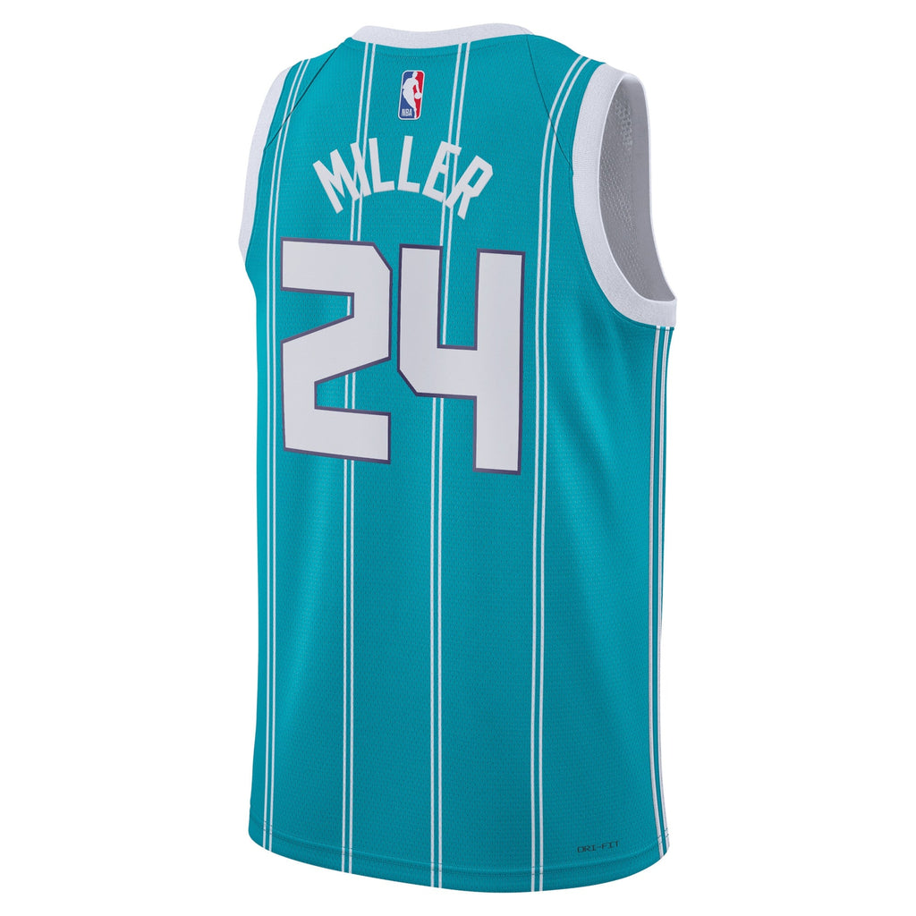 Charlotte Hornets Jordan Brand Icon Edition Swingman Jersey - Teal - Brandon Miller - Unisex product image 4, provided for